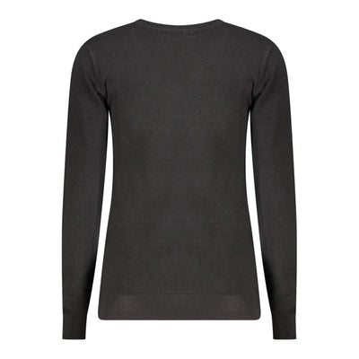 Guess Jeans Black Viscose Women Sweater