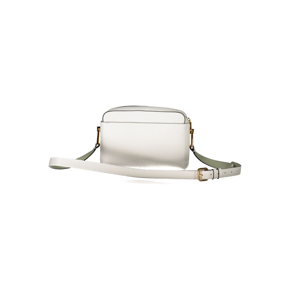 Coccinelle White Leather Shoulder Bag