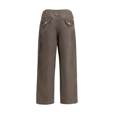 Kenzo Brown Cotton Casual Pants
