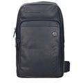 Piquadro Blue Leather Crossbody Bag