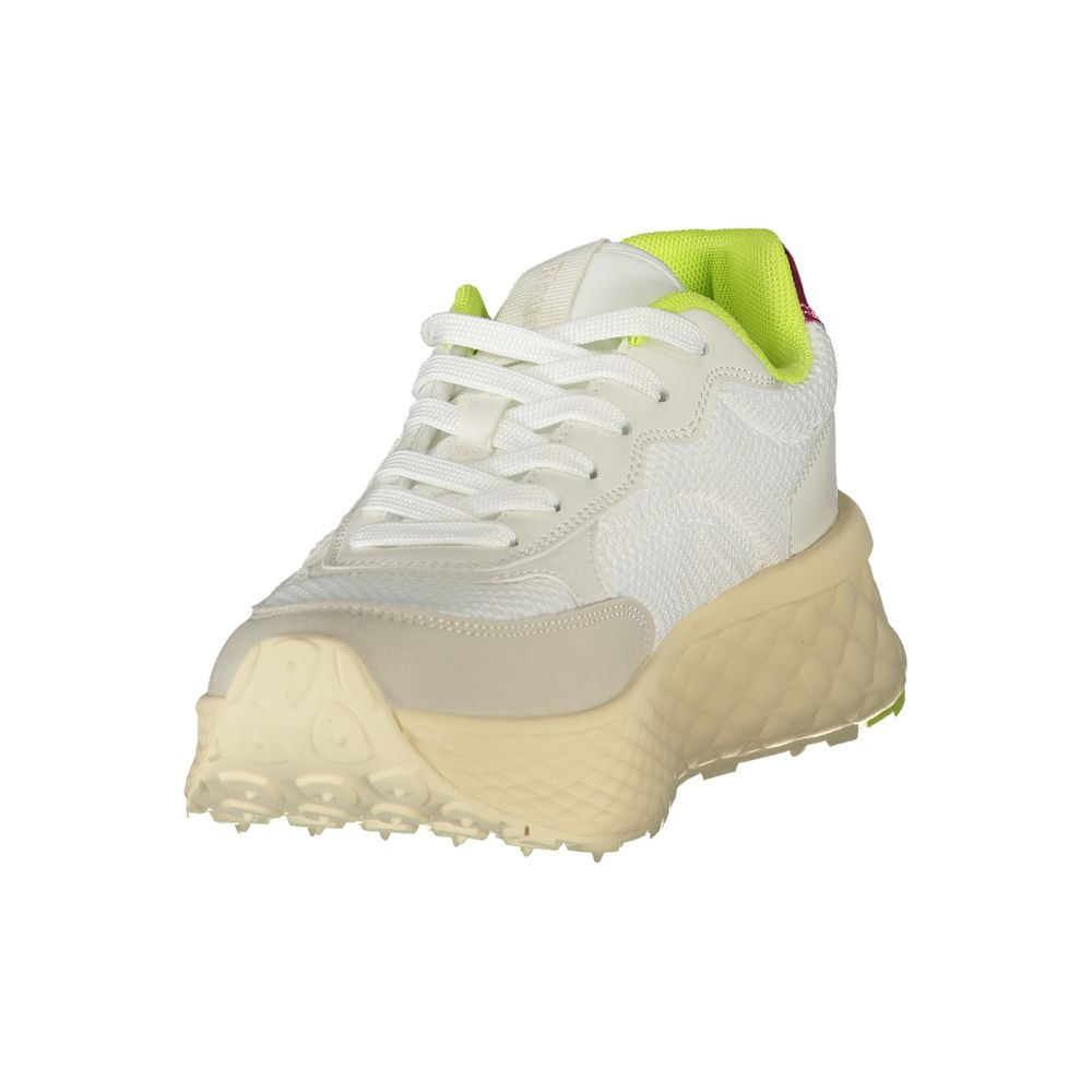 Blauer White Polyurethane Women Sneaker