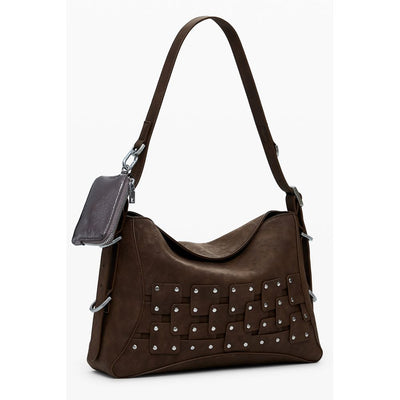 Desigual Brown Polyethylene Women Handbag