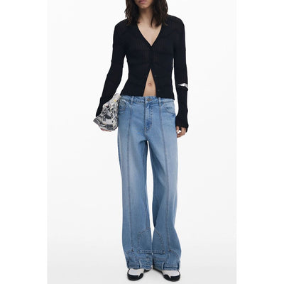 Desigual Black Viscose Women Cardigan