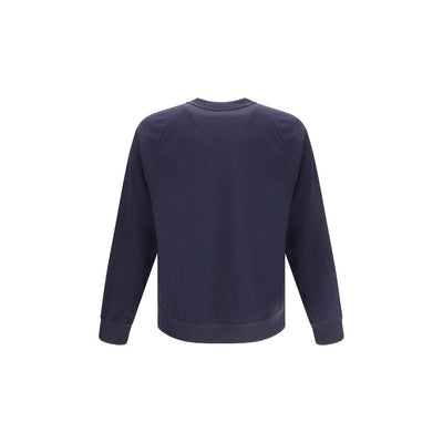 Fendi Blue Cotton Sweatshirt