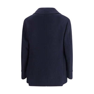 Brunello Cucinelli Blue Wool Coat