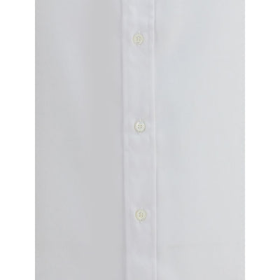 Brunello Cucinelli White Cotton Dress Shirt