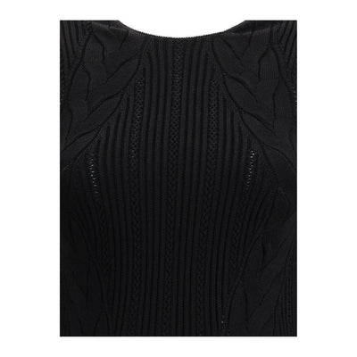 Balmain Black Viscose Casual Dress