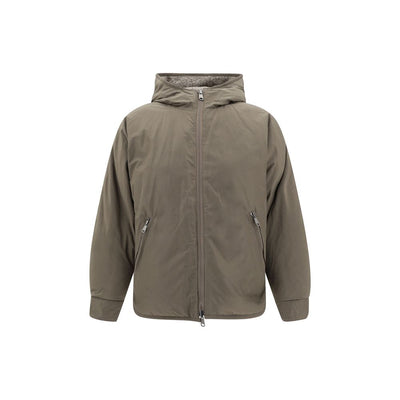 Brunello Cucinelli Brown Fleece Wool Coat