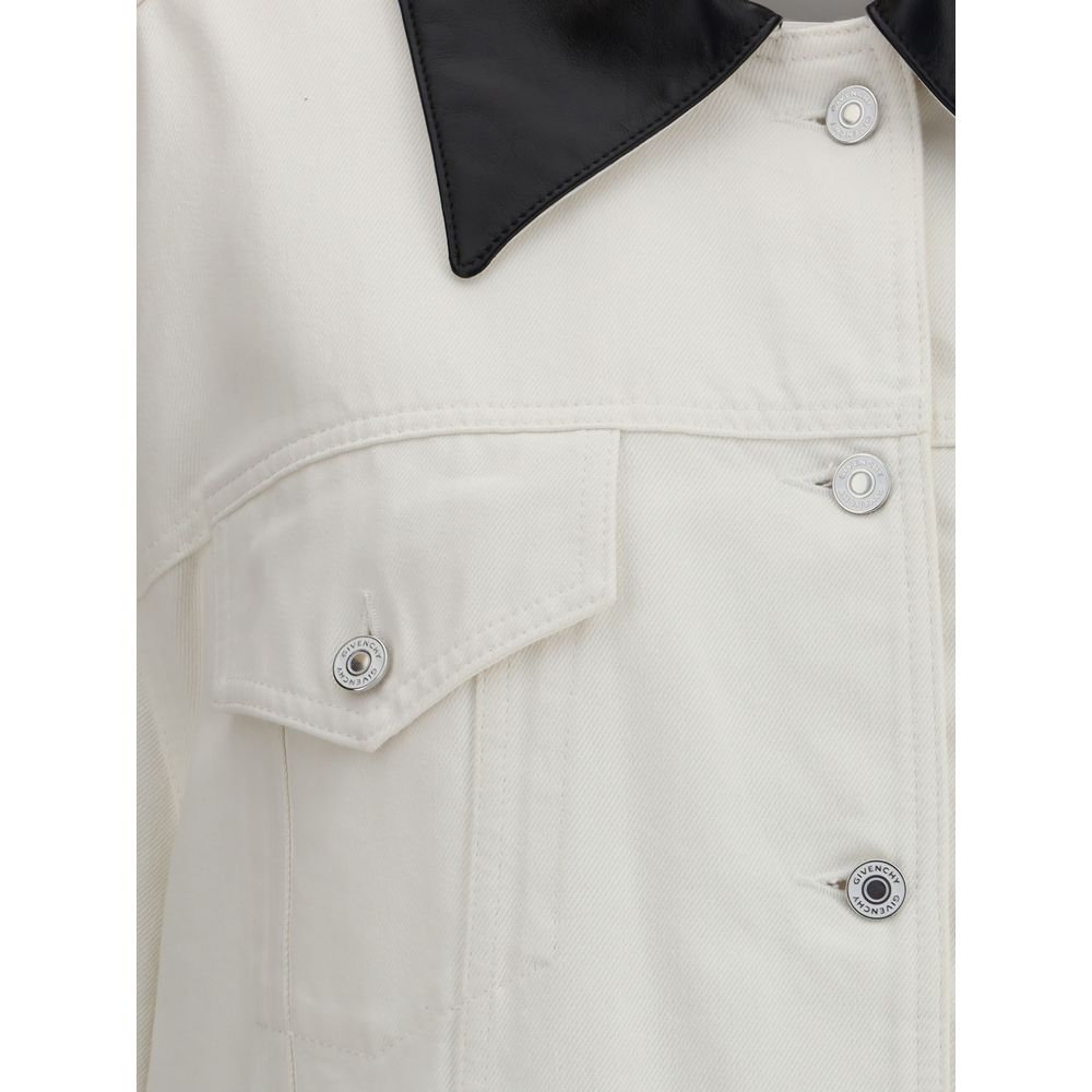 Givenchy White Cotton Denim Jacket
