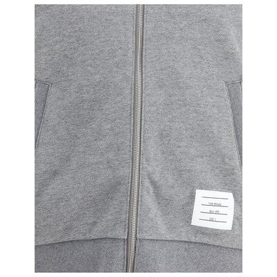 Thom Browne Gray Cotton Sweatshirt
