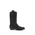 Ganni Black Recycled Leather Boots - BrandFit 88