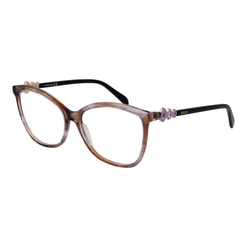 Emilio Pucci Brown Plastic Glasses (Frames)