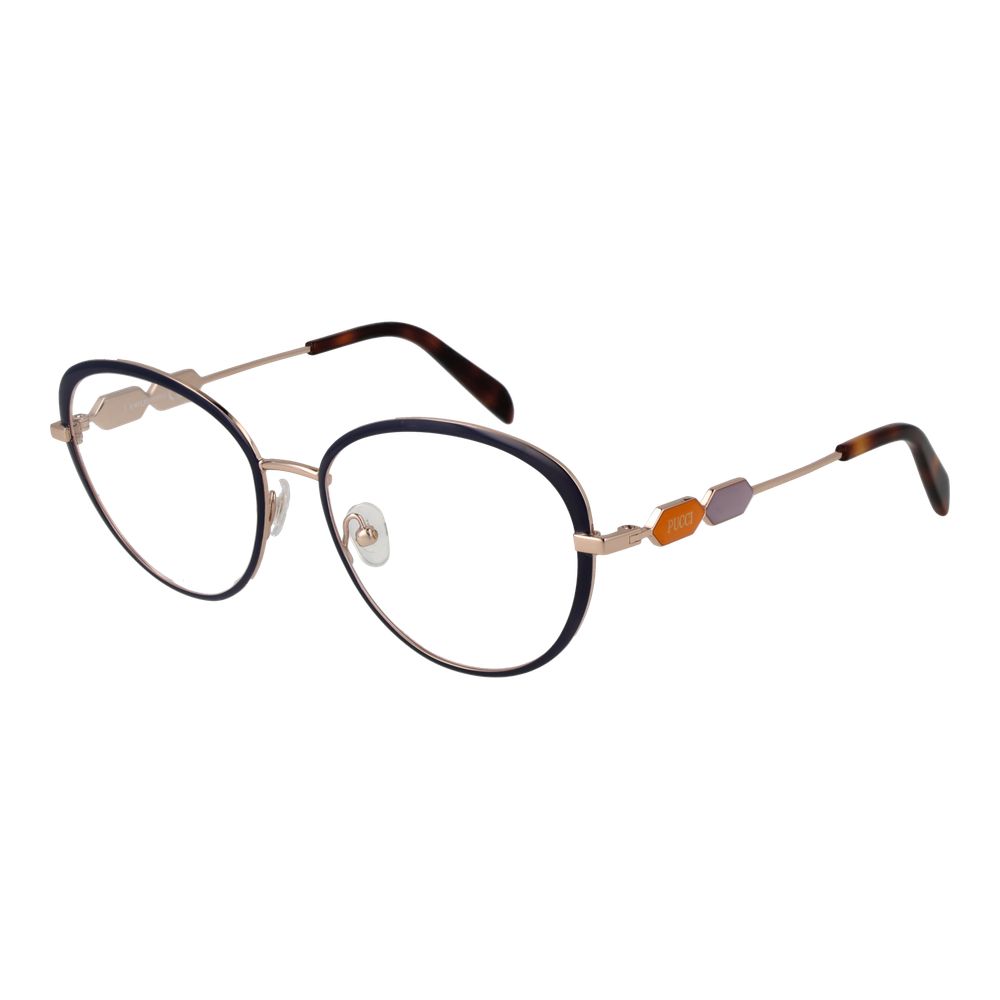 Emilio Pucci Blue Metal Glasses (Frames)