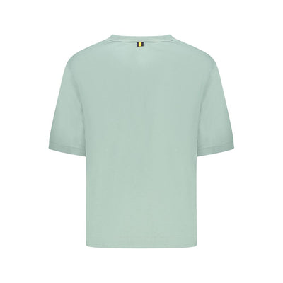 K-WAY Green Cotton Women T-Shirt
