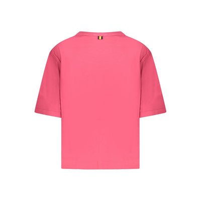 K-WAY Pink Cotton Women Top