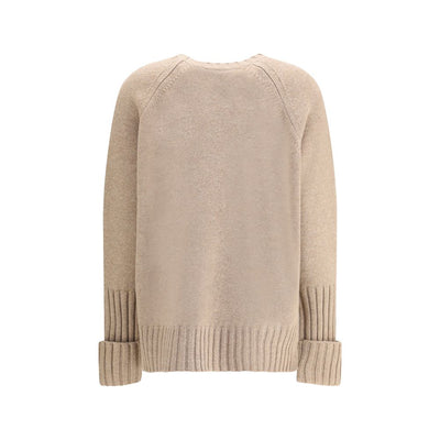 Tory Burch Beige Merino Wool Sweatshirt