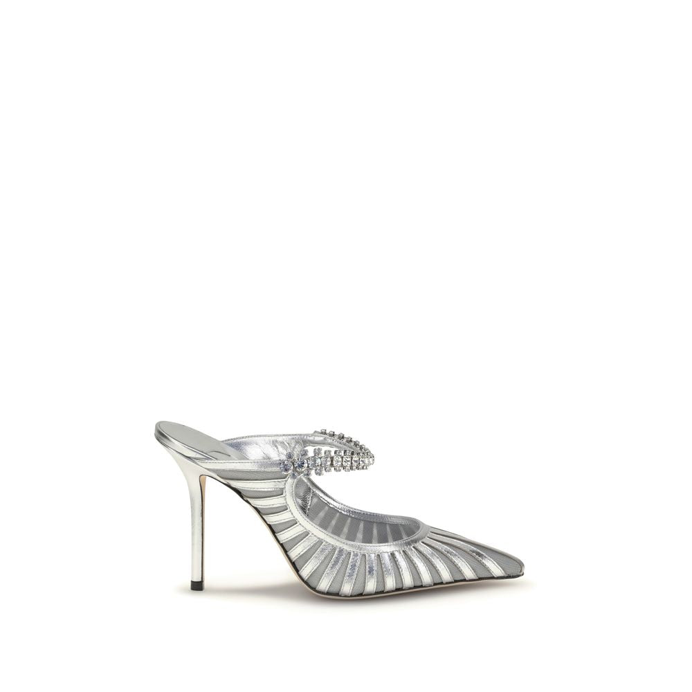 Jimmy Choo Silver Leather High Heel Pumps - BrandFit 88