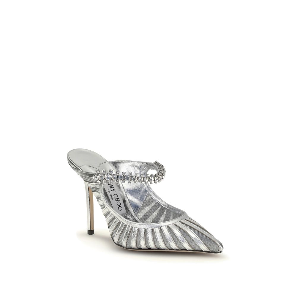 Jimmy Choo Silver Leather High Heel Pumps - BrandFit 88