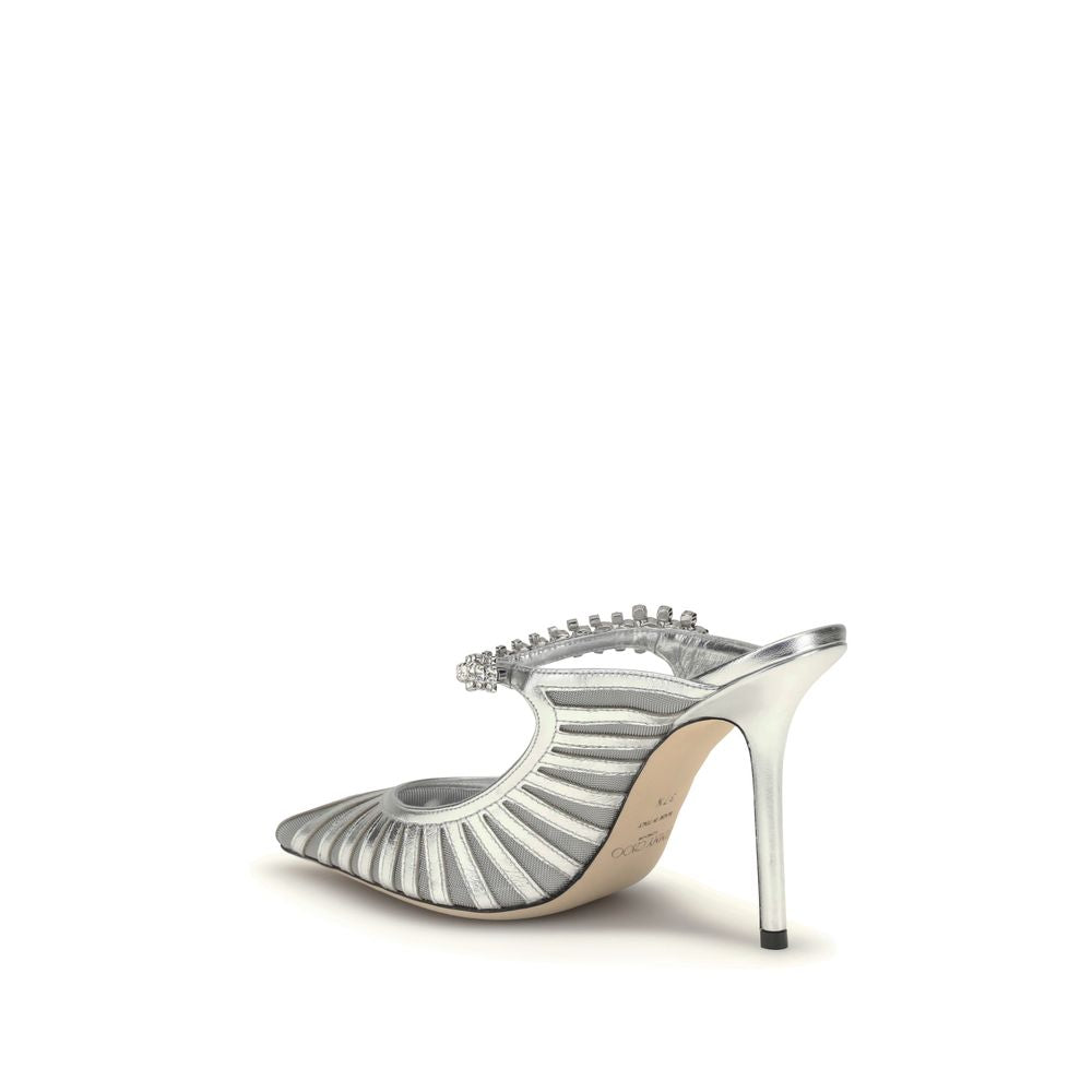 Jimmy Choo Silver Leather High Heel Pumps - BrandFit 88