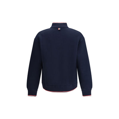Thom Browne Blue Cotton Bomber