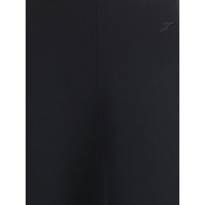 Jacquemus Black Cotton Midi Skirt