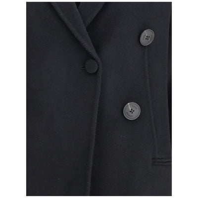 Tory Burch Black Wool Coat
