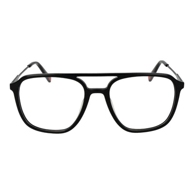 Fila Black Stainless Steel Glasses (Frames)