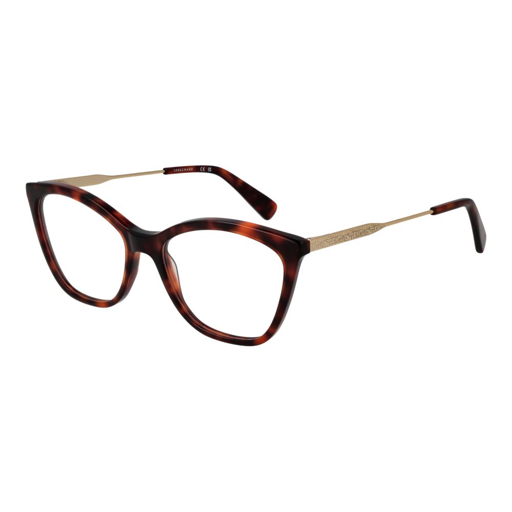 Longchamp Brown Metal & Plastic Glasses (Frames)