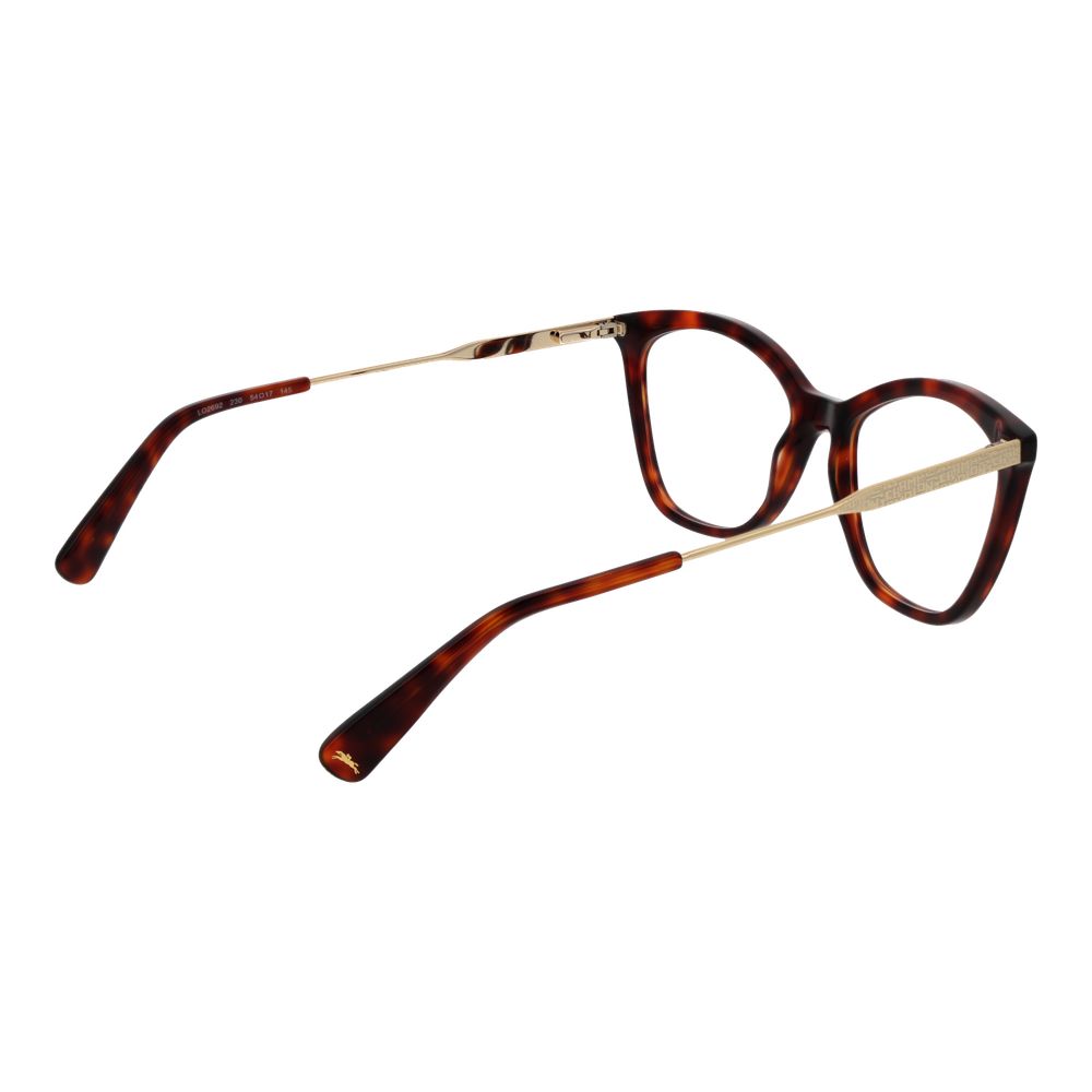 Longchamp Brown Metal & Plastic Glasses (Frames)