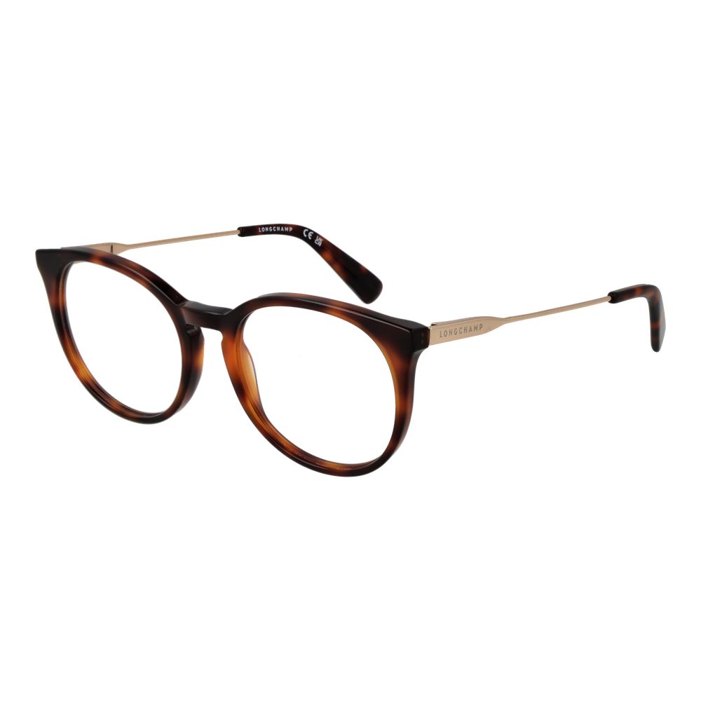 Longchamp Brown Metal Glasses (Frames)