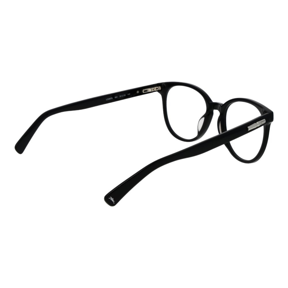 Longchamp Black Cellulose Acetate Glasses (Frames)