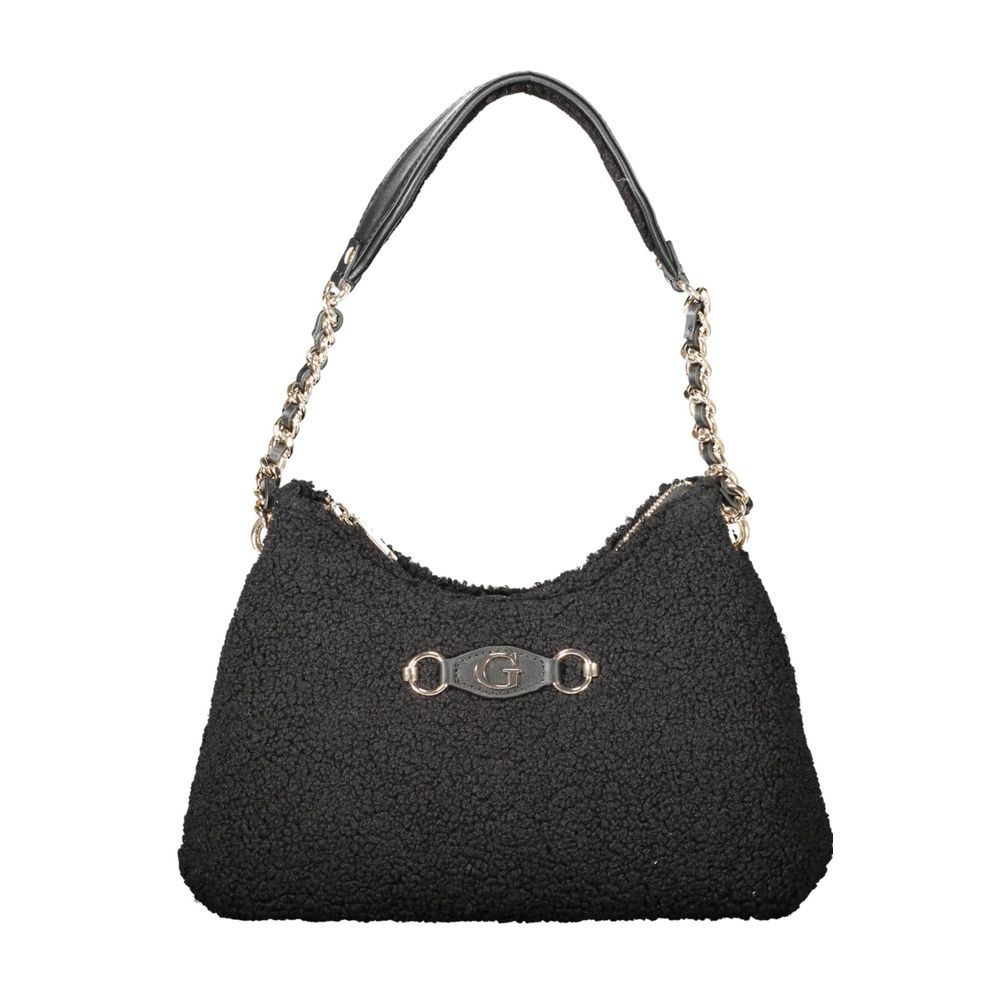 Guess Jeans Nero Polyester Women Handbag