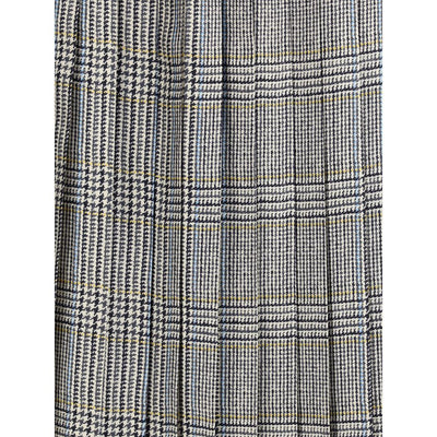 Thom Browne Multicolor Silk Midi Skirt