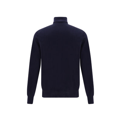 Brunello Cucinelli Blue Cashmere Cashmere Sweater