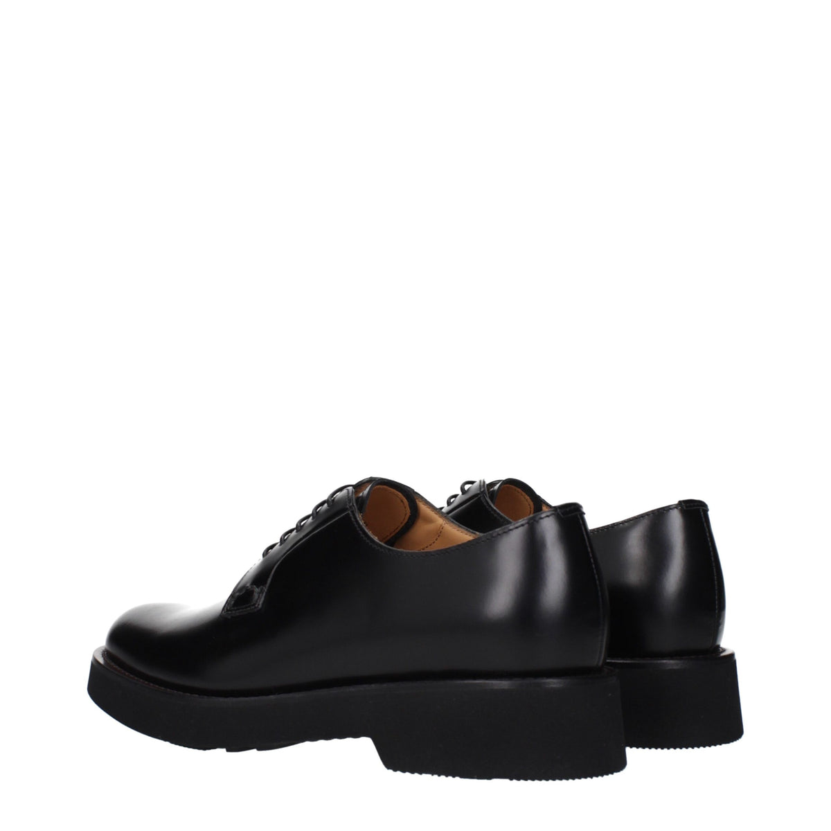 Church's Black Leather Oxfords And Derbies