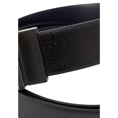 Antony Morato Black Leather Regular Belt