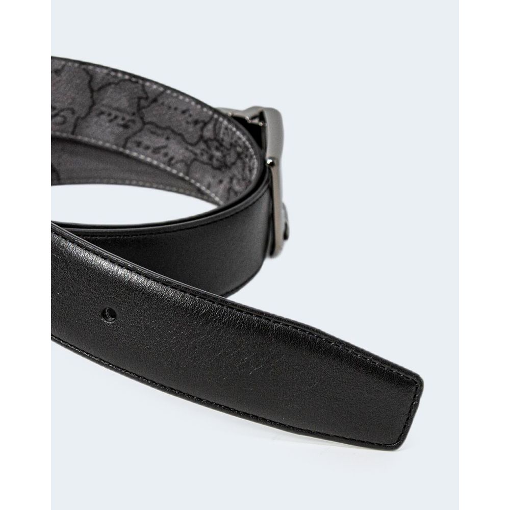 Alviero Martini Prima Classe Black Leather Regular Belt