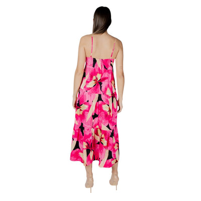Only Multicolor Viscose Long Dress