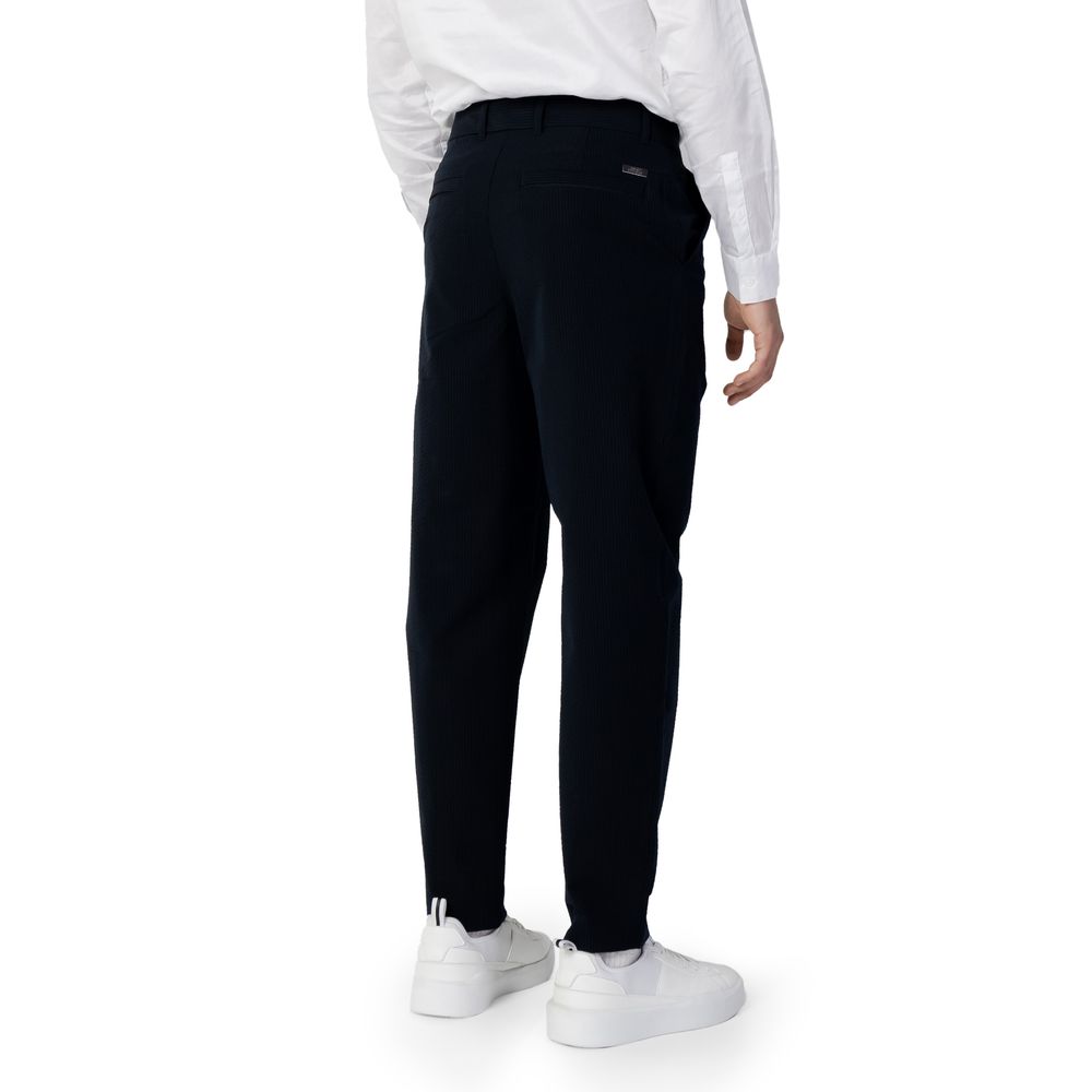 Armani Exchange Blue Cotton Casual Pants - BrandFit 88