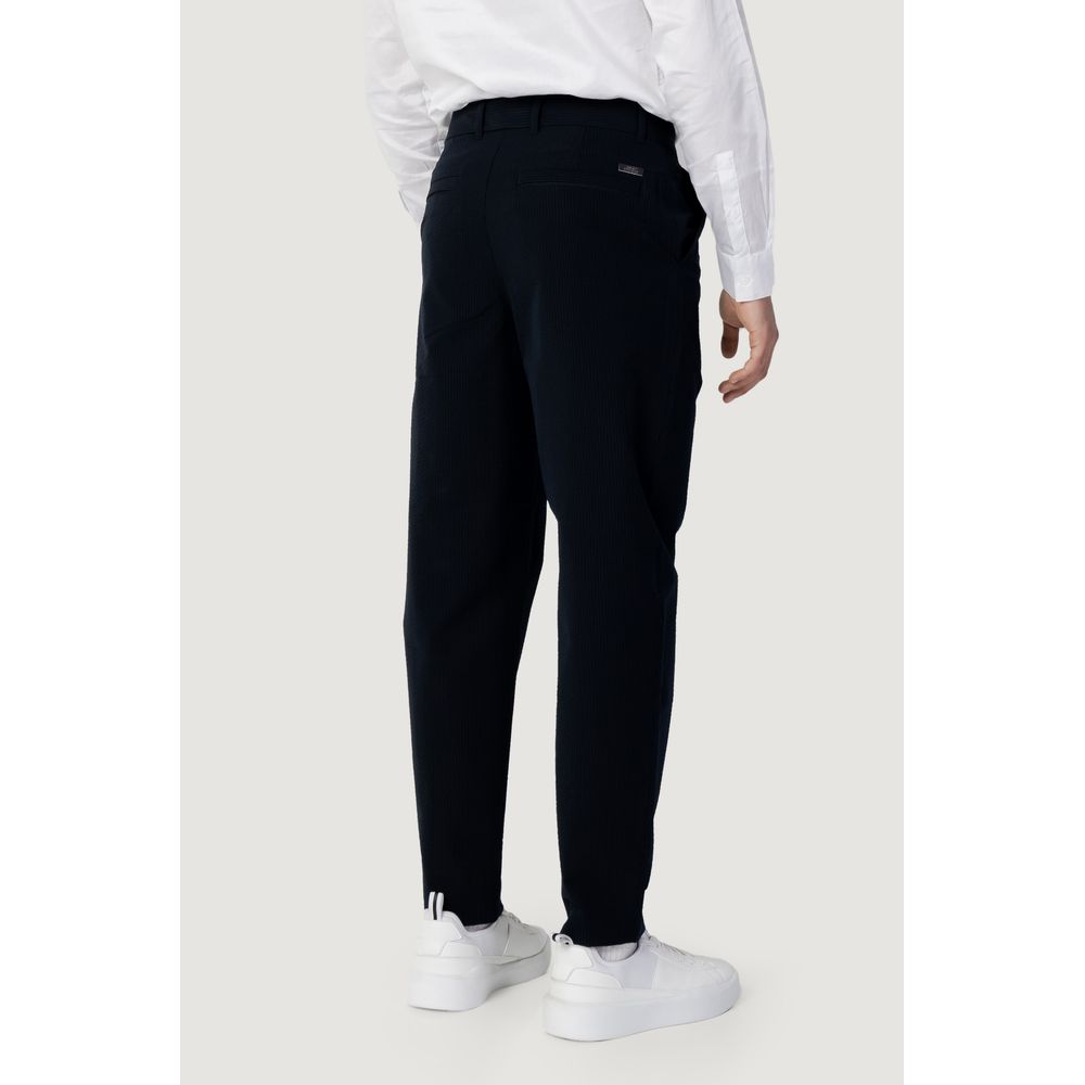 Armani Exchange Blue Cotton Casual Pants - BrandFit 88
