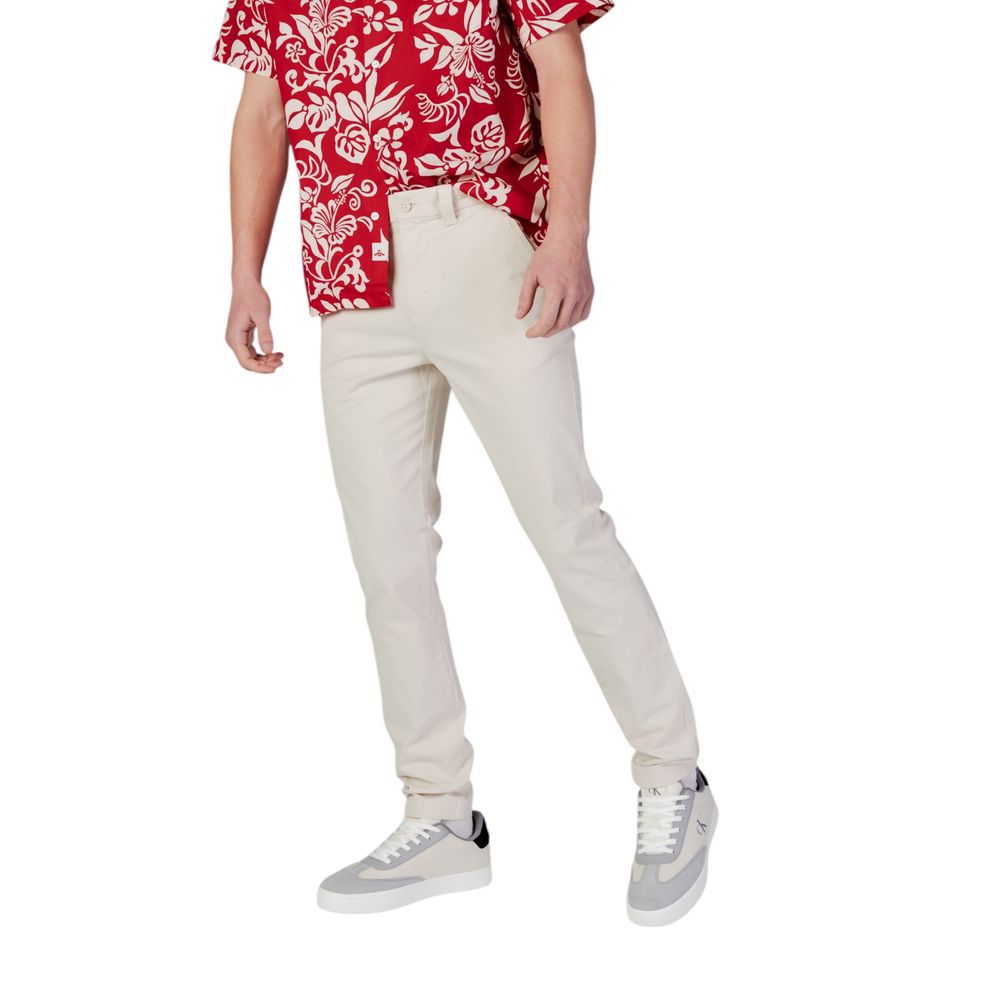 Tommy Hilfiger Jeans Beige Cotton Skinny Pants - BrandFit 88
