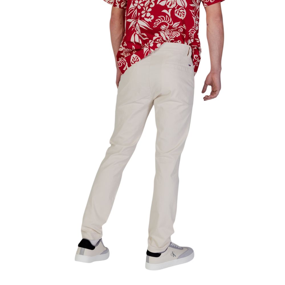 Tommy Hilfiger Jeans Beige Cotton Skinny Pants - BrandFit 88