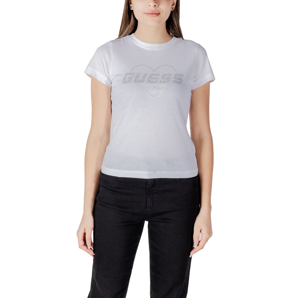 Guess Active White Cotton T-Shirt - BrandFit 88