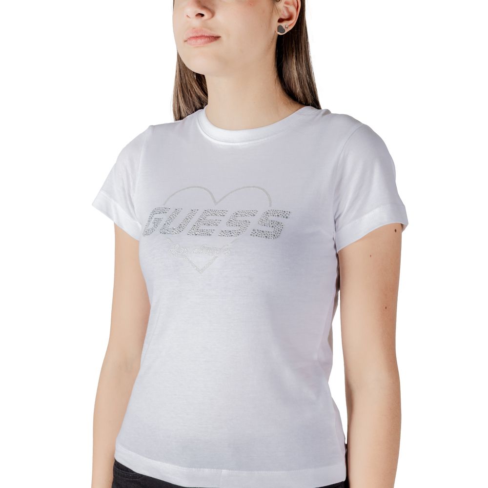 Guess Active White Cotton T-Shirt - BrandFit 88