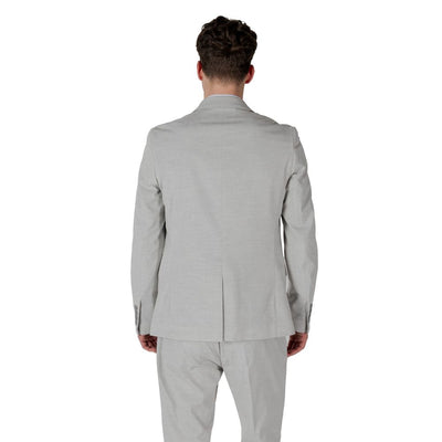 Antony Morato Gray Polyester Blazer