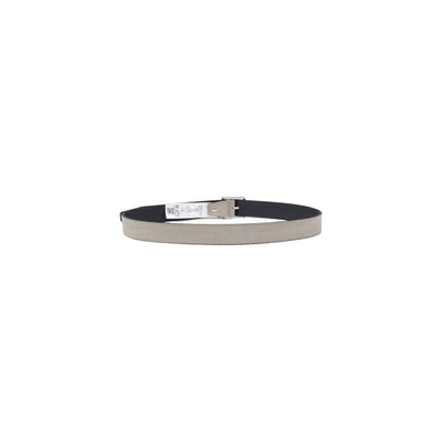 Antony Morato Gray Leather Regular Belt