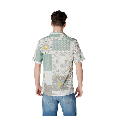Antony Morato Green Viscose Shortsleeve Shirt