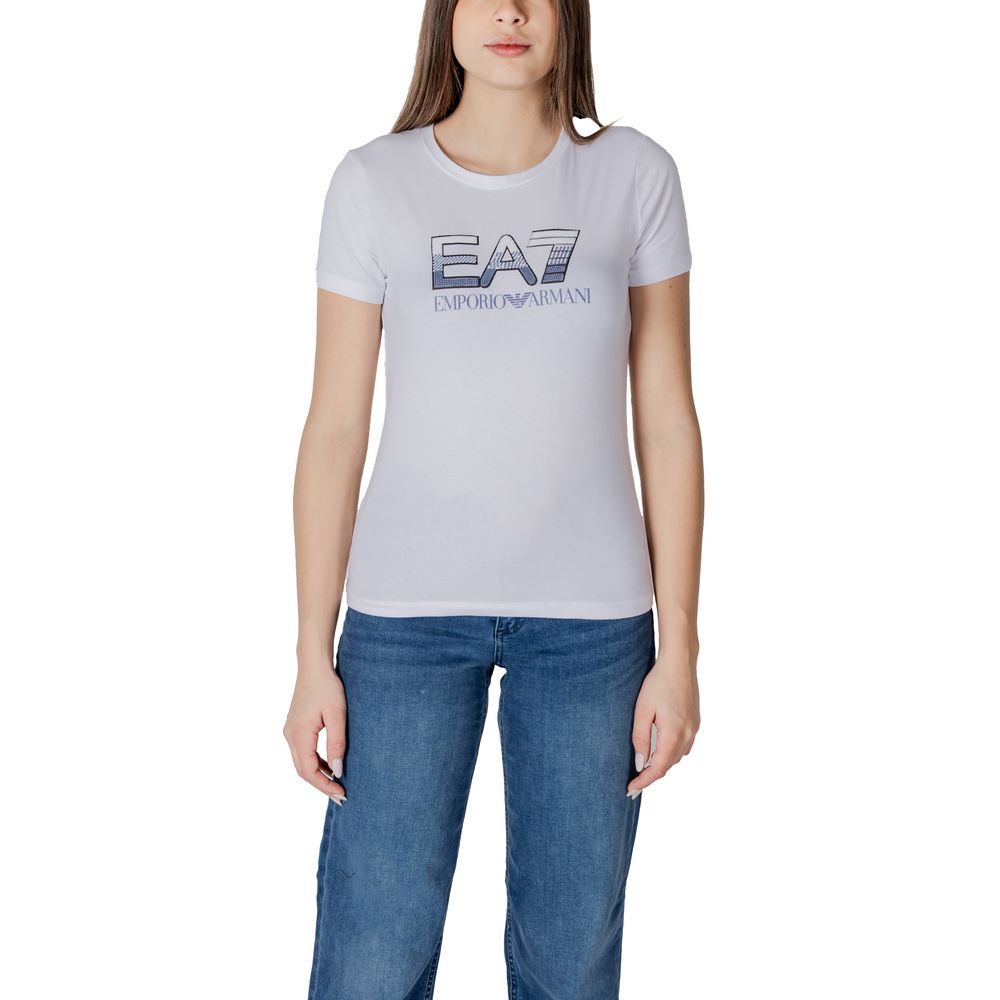EA7 Emporio Armani White Cotton Sportswear - BrandFit 88