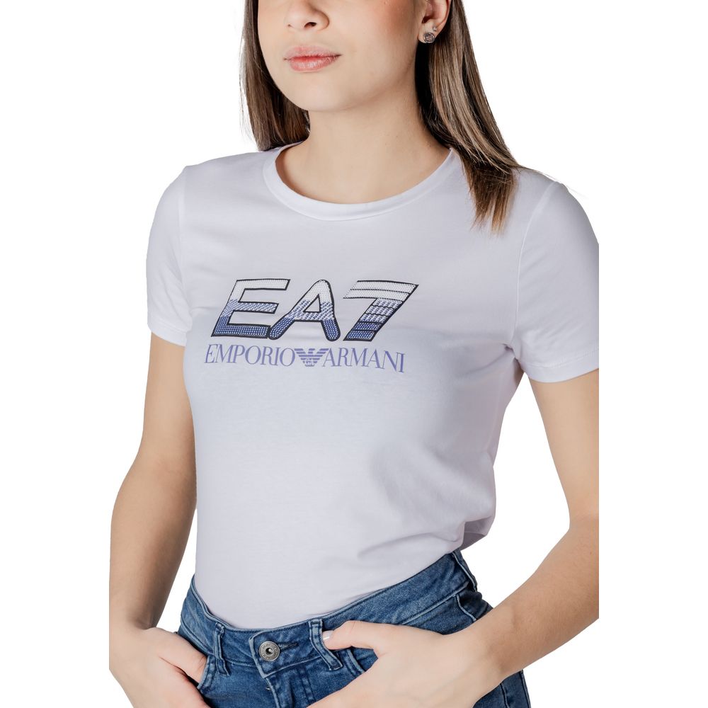 EA7 Emporio Armani White Cotton Sportswear - BrandFit 88
