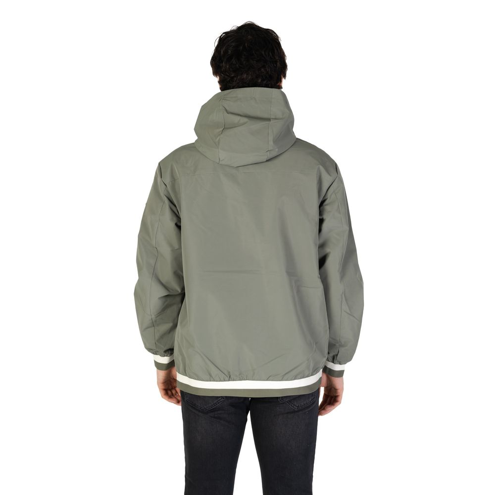 Replay Green Polyester Shell Jacket